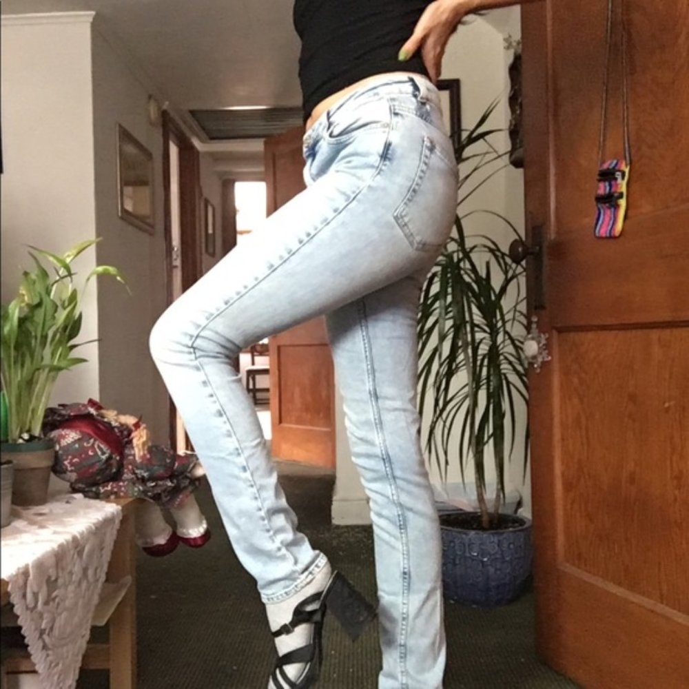 Acne Studios Flex Silver Vintage Jeans